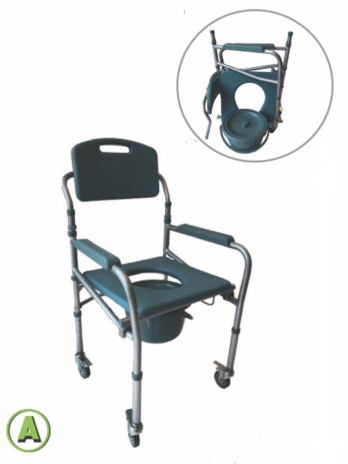 Commode Chair ( 4 Wheel ) – CM600